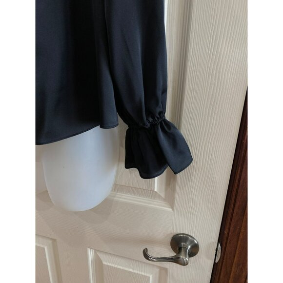 NWT MARCIANO BY GUESS DIXIE - Blouse - jet black Size 6 Retail $150 - Picture 9 of 12